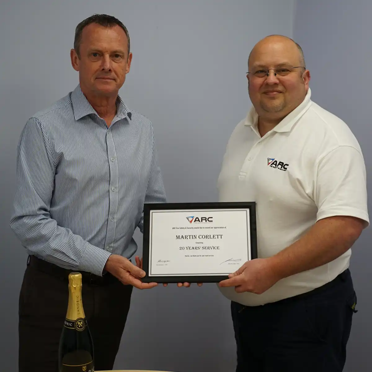 Martin Corlett celebrates 20 years at ARC